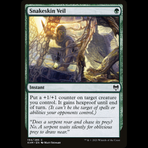 MTG Velo de piel de serpiente (Snakeskin Veil) Kaldheim khm#194
