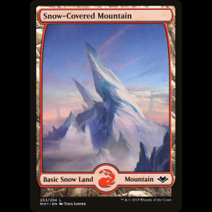 MTG Montaña nevada (Snow-Covered Mountain) Modern Horizons mh1#253