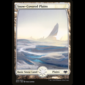 MTG Llanura nevada (Snow-Covered Plains) Modern Horizons mh1#250
