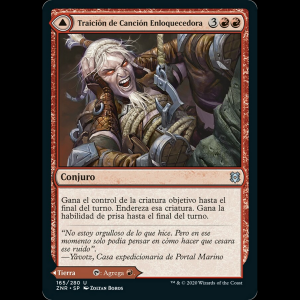 MTG  (Song-Mad Treachery // Song-Mad Ruins) Zendikar Rising znr#165