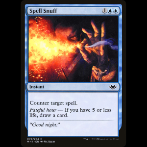 MTG Extinguir el hechizo (Spell Snuff) Modern Horizons mh1#70