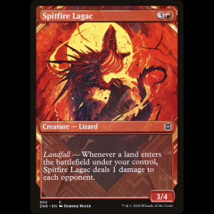 MTG Lagac escupefuego (Spitfire Lagac) Zendikar Rising znr#302