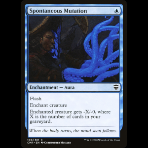 MTG Mutación espontánea (Spontaneous Mutation) Commander Legends cmr#100