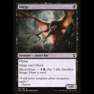 MTG Estirge (Stirge) Commander Legends: Battle for Baldur's Gate clb#150