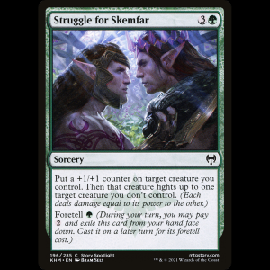 MTG Luchar por Skemfar (Struggle for Skemfar) Kaldheim khm#196