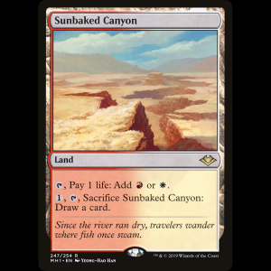 MTG Sunbaked Canyon Modern Horizons mh1#247