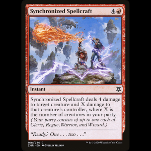 MTG Hechizos sincronizados (Synchronized Spellcraft) Zendikar Rising znr#168