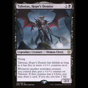 MTG Taborax, el Fin de la Esperanza (Taborax, Hope's Demise) Zendikar Rising Promos pznr#129p