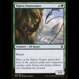 MTG Trampero de Tajuru (Tajuru Snarecaster) Zendikar Rising znr#210