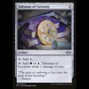 MTG Talismán de curiosidad (Talisman of Curiosity) Modern Horizons mh1#232