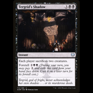 MTG Sombra de Térgrid (Tergrid's Shadow) Kaldheim khm#113