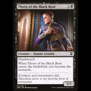 MTG Thorn of the Black Rose Commander Legends cmr#154