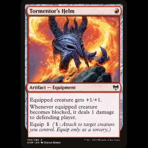 MTG Tormentor's Helm Kaldheim khm#155