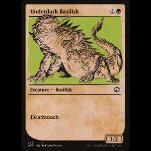 MTG Underdark Basilisk Adventures in the Forgotten Realms afr#334