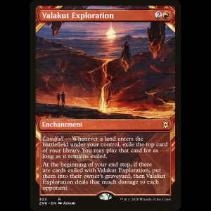 MTG Valakut Exploration Zendikar Rising znr#303