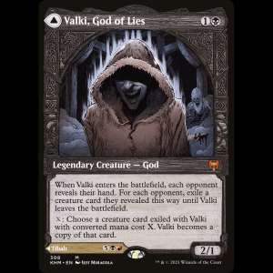 MTG  (Valki, God of Lies // Tibalt, Cosmic Impostor) Kaldheim khm#308