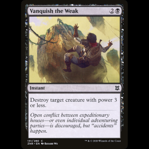 MTG Doblegar a los débiles (Vanquish the Weak) Zendikar Rising znr#131