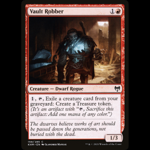 MTG Vault Robber Kaldheim khm#158