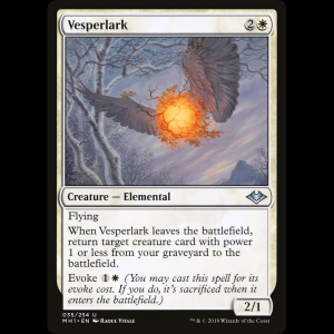 MTG Alondra del atardecer (Vesperlark) Modern Horizons mh1#35