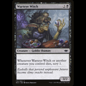 MTG Brujo verrugóculo (Warteye Witch) Modern Horizons mh1#115