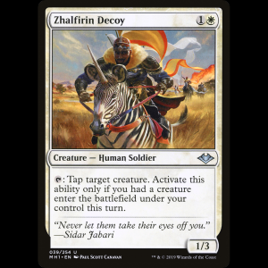 MTG Señuelo zhalfirino (Zhalfirin Decoy) Modern Horizons mh1#39