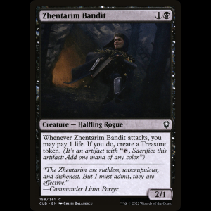 MTG Bandido de los Zhentarim (Zhentarim Bandit) Commander Legends: Battle for Baldur's Gate clb#158