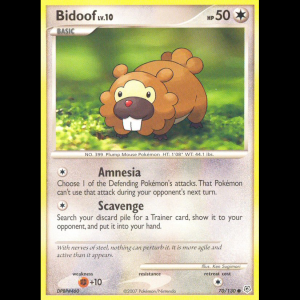 Pokemon TCG Bidoof - Diamond & Pearl dp1-70