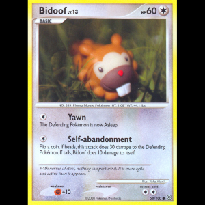 Pokemon TCG Bidoof - Stormfront dp7-54