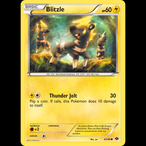 Pokemon TCG Blitzle - Next Destinies bw4-47