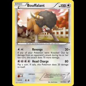 Pokemon TCG Bouffalant - Black & White bw1-91