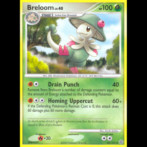 Pokemon TCG Breloom - Secret Wonders dp3-45