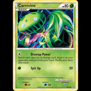 Pokemon TCG Carnivine - HS—Unleashed hgss2-46 reverseHolofoil