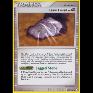 Pokemon TCG Claw Fossil - Legends Awakened dp6-138