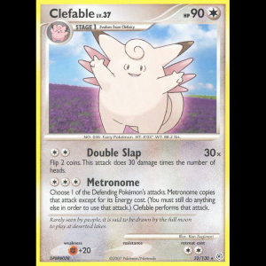 Pokemon TCG Clefable - Diamond & Pearl dp1-22