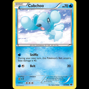 Pokemon TCG Cubchoo - Next Destinies bw4-36