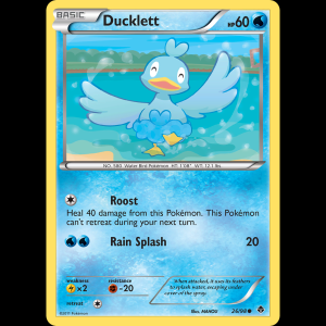 Pokemon TCG Ducklett - Emerging Powers bw2-26