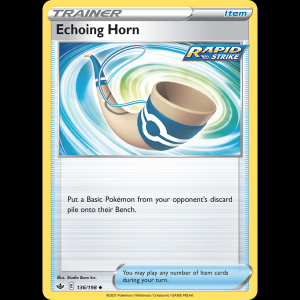 Pokemon TCG Echoing Horn - Chilling Reign swsh6-136