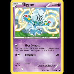 Pokemon TCG Elgyem - Noble Victories bw3-55
