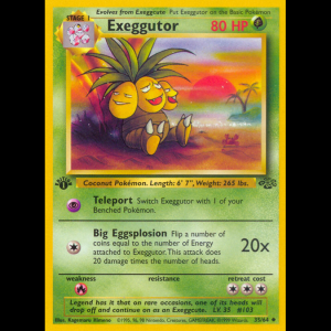 Pokemon TCG Exeggutor - Jungle ESP base2-35 1stEdition