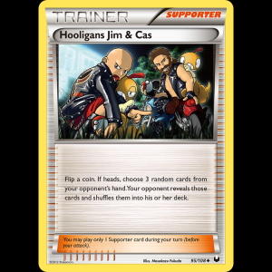 Pokemon TCG Hooligans Jim & Cas - Dark Explorers bw5-95