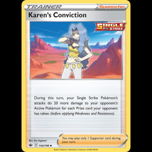 Pokemon TCG Karen's Conviction - Chilling Reign swsh6-144