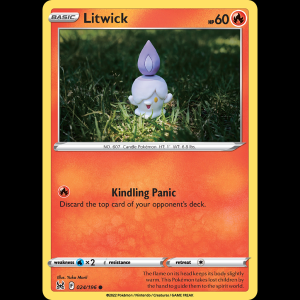 Pokemon TCG Litwick - Lost Origin swsh11-24
