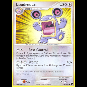 Pokemon TCG Loudred - Great Encounters dp4-44