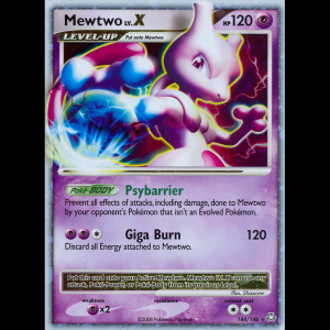 Pokemon TCG Mewtwo LV.X - Legends Awakened dp6-144 holofoil
