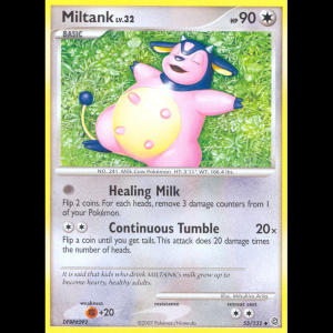 Pokemon TCG Miltank - Secret Wonders dp3-55