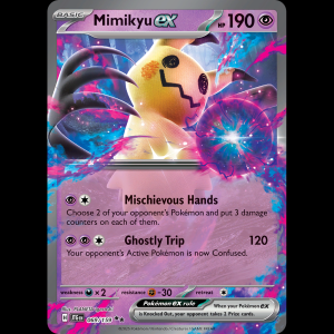 Pokemon TCG Mimikyu ex - Journey Together sv9-69 holofoil