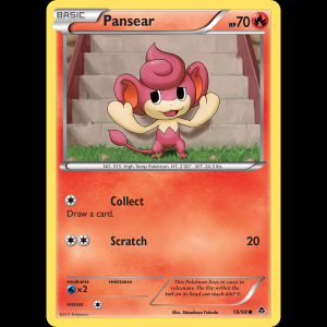 Pokemon TCG Pansear - Emerging Powers bw2-18