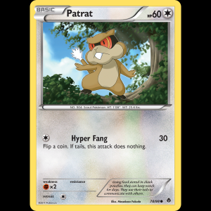 Pokemon TCG Patrat - Emerging Powers bw2-78