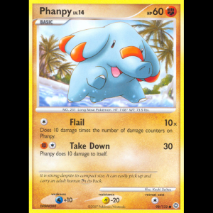 Pokemon TCG Phanpy - Secret Wonders dp3-98