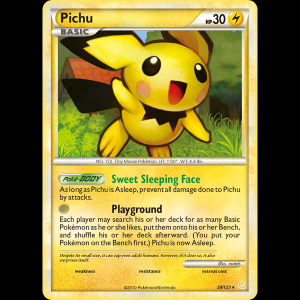 Pokemon TCG Pichu - HeartGold & SoulSilver hgss1-28